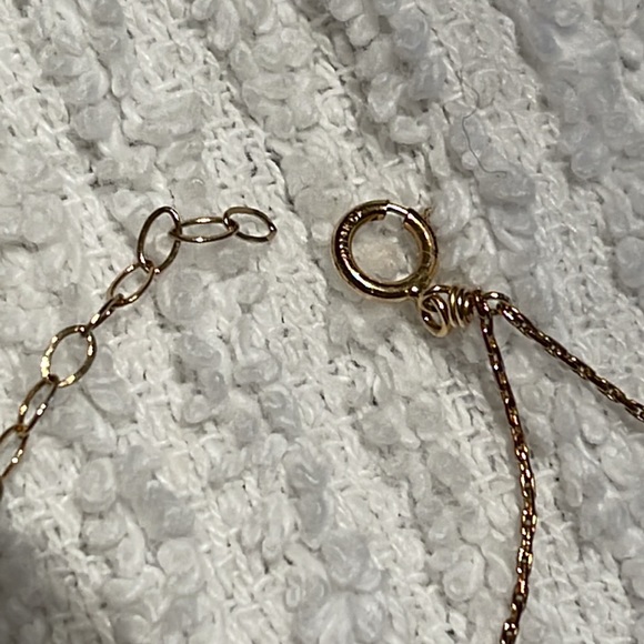 Free people Gold bracelet with blue stones. - Picture 5 of 6